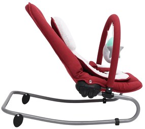 Baloiço de bebé aço vermelho
