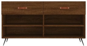 Banco sapateira 102x35x55 cm deriv. madeira carvalho castanho