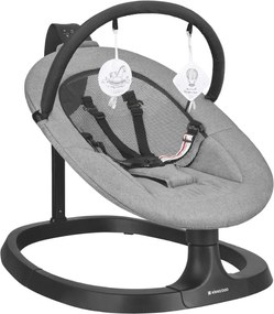 Cadeira Balanço elétrica para bebés Zazu Cinza