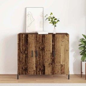 Sideboard vidaXL em Madeira Antiga 90x34x80 cm em Madeira Tecnológica