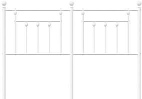 Cabeceira de cama 140 cm metal branco