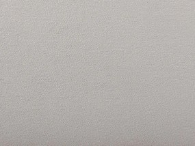 Cama de solteiro em veludo cinzento 90 x 200 cm TEENIE Beliani