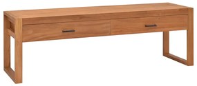 Móvel de TV 120x40x45 cm madeira de teca maciça