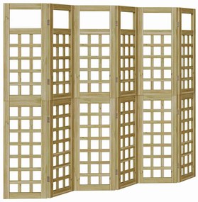 Tela de Privacidade para área externa , 6 painéis, madeira de pinho tr