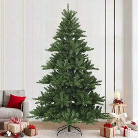 vidaXL Árvore de Natal Articulada Artificial Verde 240 cm PVC, aço