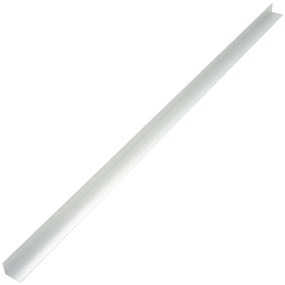 Perfis angulares p/ pavimento em alumínio 5 pcs 170 cm prateado