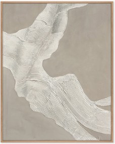 Quadro em tela emoldurado pintado à mão Art. Shape 3