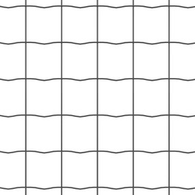 Cerca Euro com 13 Postes Flangeados 1x25 m Aço Galvanizado