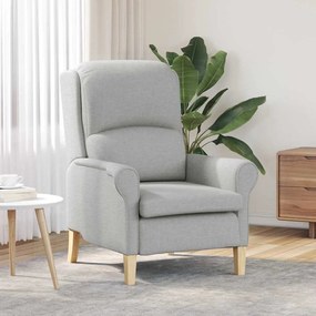 vidaXL poltrona Cinza Nuvem Tamanho Padrão da Poltrona