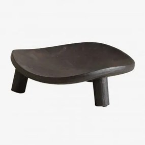 Bandeja Decorativa Em Cerâmica Kenzie Preto - Sklum