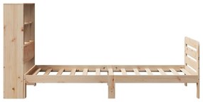 Cama sem colchão 90x190 cm madeira de pinho maciça