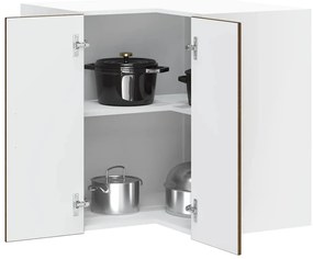 vidaXL Armário canto parede cozinha Porto madeira carvalho castanho