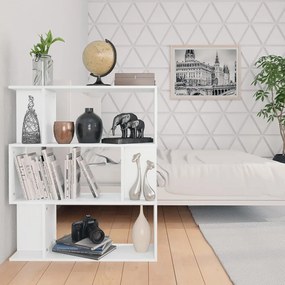 Estante/divisória 80x24x96 cm derivados de madeira branco