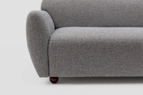 Sofá 3 Lugares "Stockholm" - Cinzento Claro com Pernas em Faia - 223x8