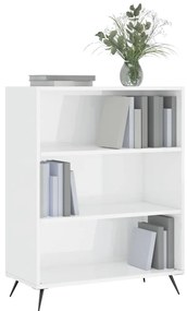 Estante 69,5x32,5x90 cm derivados de madeira branco brilhante