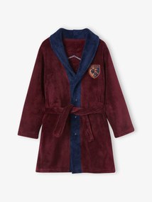 Agora -15%: Robe em malha polar, com brasão, para menino bordeaux