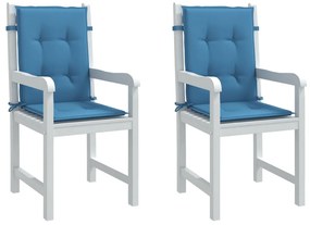 vidaXL Almofadões lombares p/ cadeiras 2pcs 100x50x4cm mesclado tecido