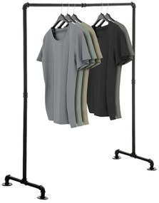 Cabideiro Jersey 55 x 120 x 150 Preto