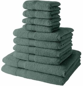 Jogo de toalhas TODAY Verde 10 Peças