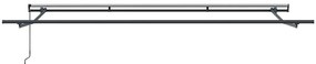 Toldo Retrátil Branco Manual Branco 450 × 350 cm