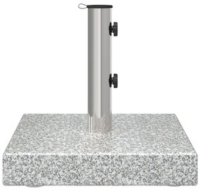 Base de Guarda-Chuva com Rodas com Pega Cinza Granito 29 kg Quadrada