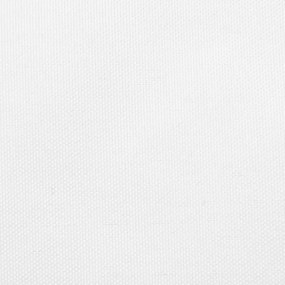 Para-sol estilo vela tecido oxford retangular 3,5x4,5 m branco