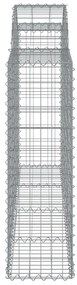 Cestos gabião arqueados 11 pcs 200x30x100/120 ferro galvanizado