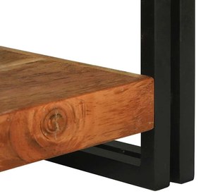 Mesa de Café 120x50x38 cm de Madeira Sólida de Acácia
