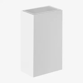 Aplique Led Para Exterior Em Alumínio Com 2 Pontos De Luz Cuvior Branco - Sklum
