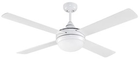 Millar Ceiling Fan with Light 132cm White