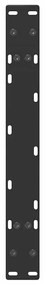 Pés para mesa de centro em formato A, 2 peças, preto, 60x(30-31) cm, a
