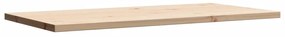 Tampo de mesa retangular 100x50x2,5 cm madeira de pinho maciça
