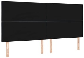 Cabeceira LED Blocos de Diamante Cinza Escuro 200 cm de Veludo