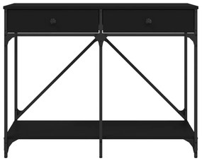 Mesa consola 100x39x78,5 cm derivados de madeira preto