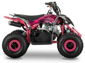 MINI MOTO 4 GASOLINA PARA CRIANÇAS  velocidade até 50Km/h C/Limitador 110cc Roan Ratte R6 Automática Rosa