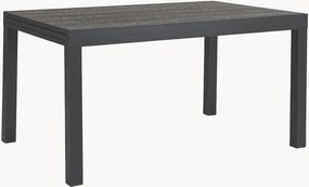 Mesa de jardim extensível com tampo de aspeto de madeira Cliv, vários tamanhos