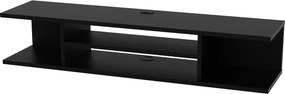Móvel de TV Pivot – Preto – 120 cm x 23 cm x 29,5 cm
