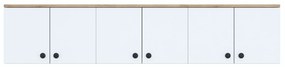 Armário Multiusos EA103 – Nogueira/Branco – 179,6x43,6x37,5 cm