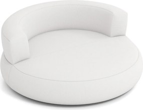 Sofá insuflável 160 x 164 x 61,5 cm com capa removível Área espaçosa para se deitar e braços largos branca