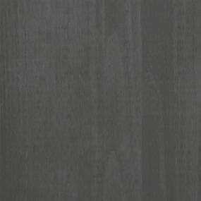 Mesa de centro 100x55x35 cm pinho maciço cinzento-escuro