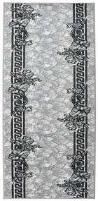 vidaXL Passadeira 80x150 cm polipropileno cinzento