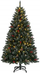 Árvore de Natal artificial com 150 luzes LED 150 cm