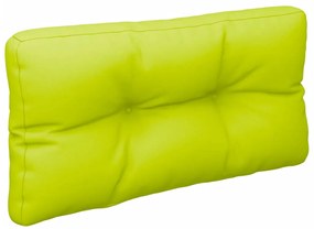 Almofadão p/ sofá de paletes 80x40x12 cm tecido verde brilhante