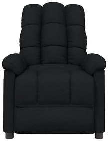 Poltrona de massagens reclinável tecido preto