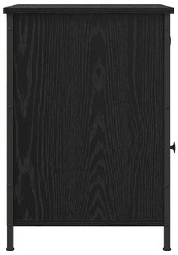 Gabinetes de Cabeceira 2 pcs Carvalho Preto 40x42x60 cm Madeira engenh