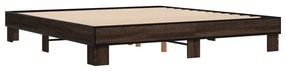Estrutura de cama 180x200 cm derivados madeira/metal