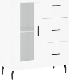 Armário alto 69,5x34x180 cm derivados de madeira branco