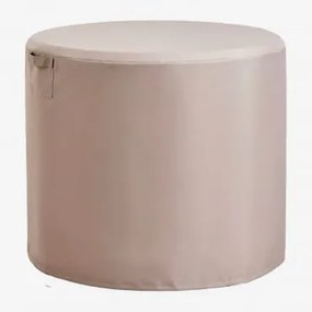 Capa Protetora Para Mesa De Jardim Redonda Otley Tapioca Bege & Ø105 Cm - Sklum