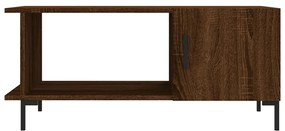 Mesa centro 90x50x40 cm derivados de madeira carvalho castanho