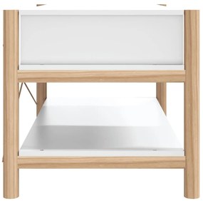 Mesa de centro 82x48x45 cm derivados de madeira branco
